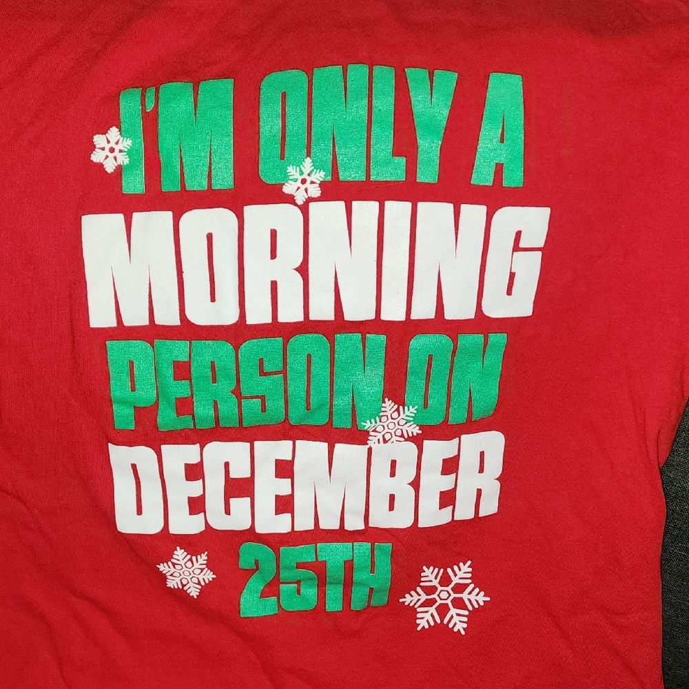 Delta Festive Red and Green Holiday Shirt